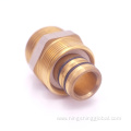 Brass compression hex fitting